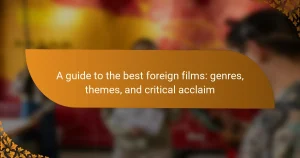 A guide to the best foreign films: genres, themes, and critical acclaim