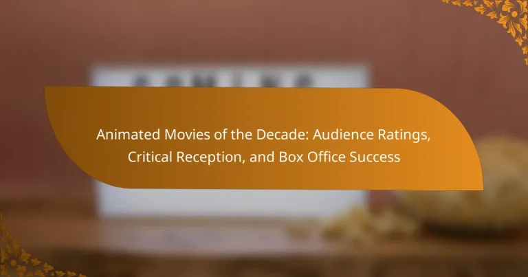 Animated Movies of the Decade: Audience Ratings, Critical Reception, and Box Office Success