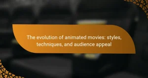 The evolution of animated movies: styles, techniques, and audience appeal