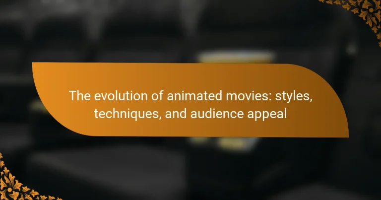 The evolution of animated movies: styles, techniques, and audience appeal