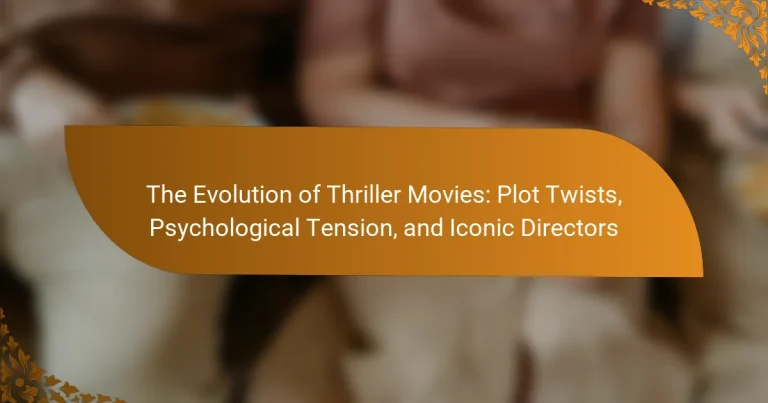 The Evolution of Thriller Movies: Plot Twists, Psychological Tension, and Iconic Directors