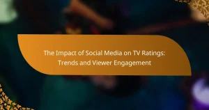 The Impact of Social Media on TV Ratings: Trends and Viewer Engagement