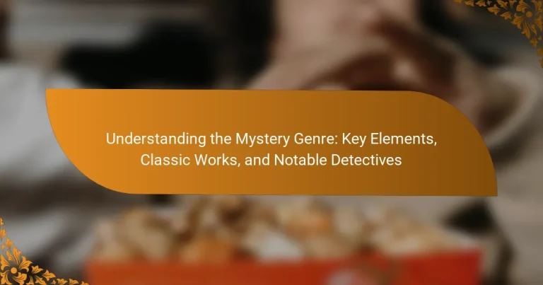 Understanding the Mystery Genre: Key Elements, Classic Works, and Notable Detectives